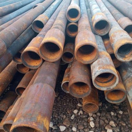 2 3/8" used oilfield pipe #1