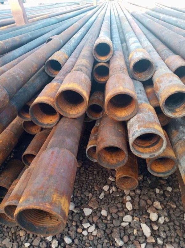 2 3/8" used oilfield pipe #1
