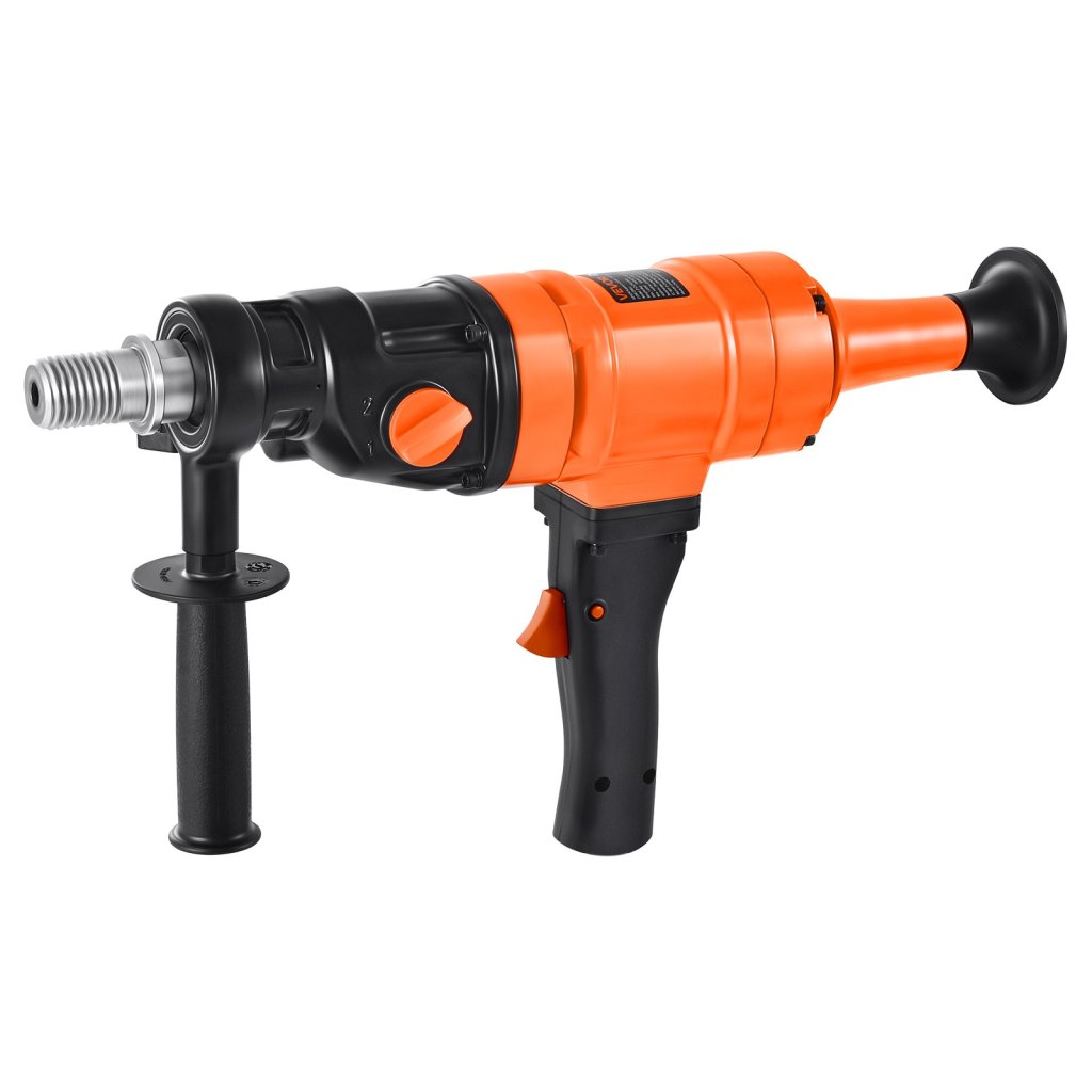 Diamond Core Drill Machine Handheld Concrete Core Drill Rig 8 In Dia 1800W