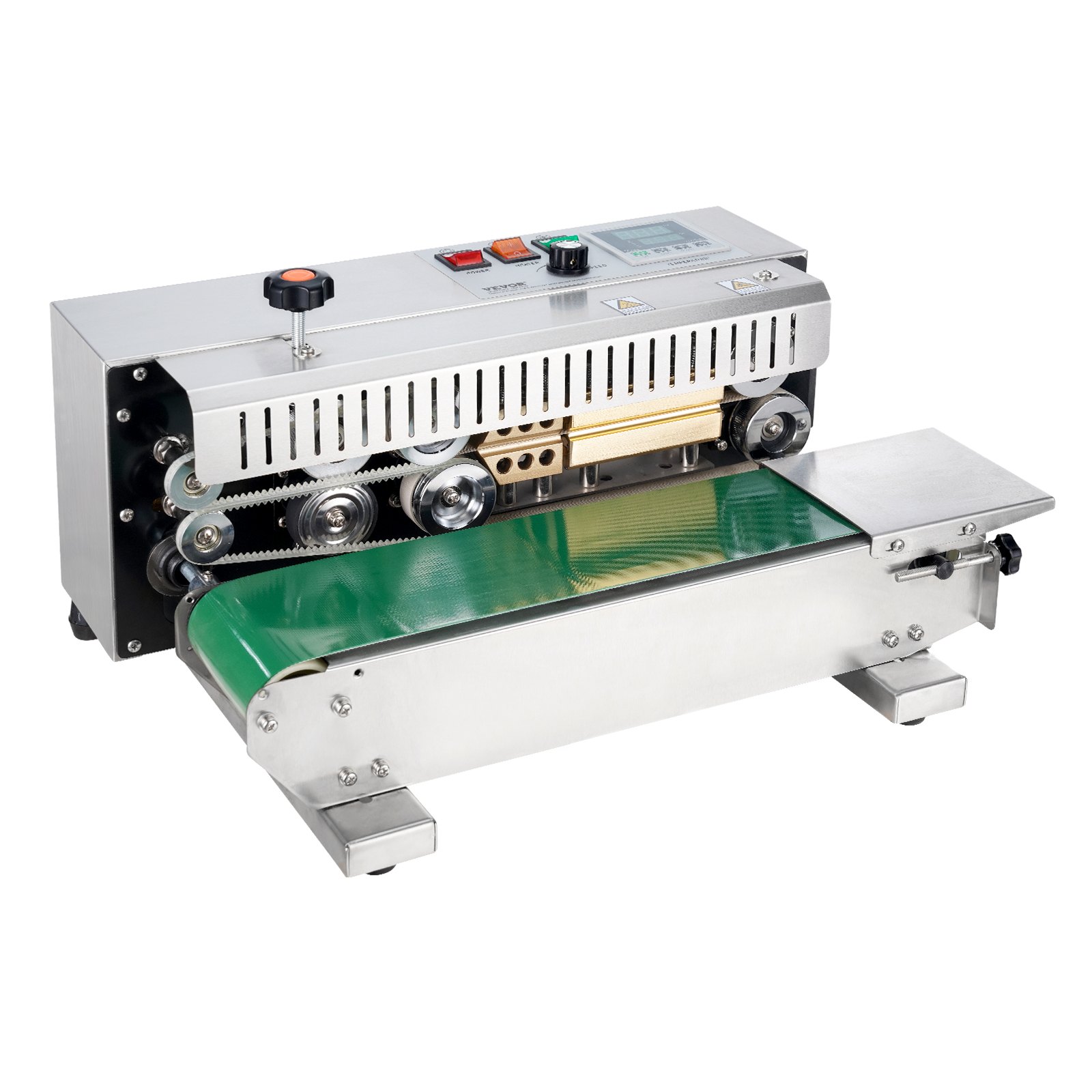 Continuous Bag Band Sealing Machine Horizontal Band Sealer Stainless Steel